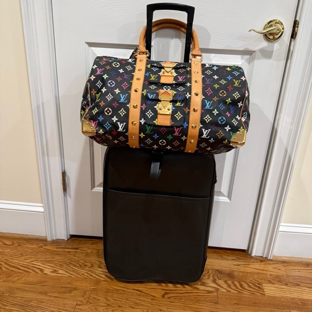 Louis Vuitton Taiga Pegasus 55 Rolling Suitcase Travel Luggage